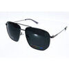 Lunettes de soleil Polaroid mixte polaris&eacute;es M&eacute;tal PLD 4141 Argent avec verre gris Multicolore