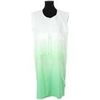 Robe courte C&eacute;line Robe en coton verte Vert