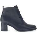 Bottes femme sur Grenoble : Bottines Gabor Bottine en cuir lisse &agrave; talon d&eacute;croch&eacute; Noir