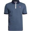 Polo Fila Polo classique &agrave; rayures vintage BB1 Bleu Grenoble