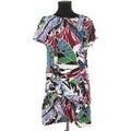 Robe courte Tara Jarmon Robe en soie multicolore Grenoble