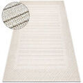 D&eacute;coration sur Grenoble : Tapis Rugsx Tapis JERSEY 19261 cr&egrave;me - Cadre, structurelles, 60x100 cm Beige 60x100 cm. . Maison & D&eacute;co > Tapis.