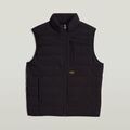 Vestes sur Grenoble : Veste G-Star Raw D24277-D518 LINER VEST-6484 DK BLACK