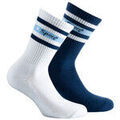 Chaussettes sur Grenoble : Chaussettes Kindy Lot de 2 mi-chaussettes sport semelle bouclette Coton