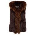 Gilet Oakwood Gilet avec capuche Maliha Ref 63949 Marron Fonce Grenoble