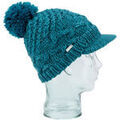 Bonnet Coal BEANIE WOS THE JANE BRIM SEA BLUE