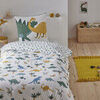 Parures de lit Future Home Parure de lit enfant en coton imprim&eacute; dinosaure Blanc 140x200 cm. . Maison > Parures de lit.
