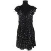 Robe courte The Kooples Robe en soie noire