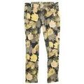Pantalon Please Pantalon slim en coton jaune