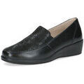 Chaussures plates femme sur Grenoble : Mocassins Caprice 9-24352-45 033 black rep.comb