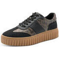 Baskets femme sur Grenoble : Baskets basses Marco Tozzi 2-23762-45 005 black/leo