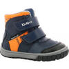 Baskets montantes enfant Kickers Sitrouille WPF, Boots Gar&ccedil;on, Bleu