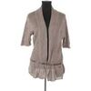 Gilet BOSS Gilet en lin marron