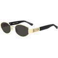 Lunettes sur Grenoble : Lunettes de soleil Dsquared D2 0155/S Lunettes de soleil, Or/Gris, 53 mm Dor&eacute;