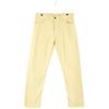 Pantalon Levis Pantalon droit en coton jaune