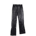 Pantalons sur Grenoble : Pantalon Sandro Pantalon droit en cuir noir
