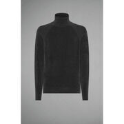 Pull Roberto Ricci Designs Pull col roul&eacute; gris en velours Gris