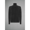 Pull Roberto Ricci Designs Pull col roul&eacute; gris en velours Gris