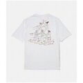 Chemises/chemisettes sur Grenoble : Chemise Edmmond Studios Edmmond Acrobatics Water Tee White