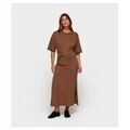 Robe 10 Days Tee Dress Gathering Brown Robes sur Grenoble : Robe 10 Days Tee Dress Gathering Brown