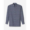 Chemise Olymp Chemise &agrave; motifs droite marine en coton Bleu