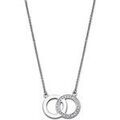 Colliers sur Grenoble : Collier Lotus Collier Collection Bliss anneaux entrelac&eacute;s Blanc