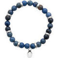 Bracelets Brillaxis Bracelet homme perles Aventurine Bleue Grenoble