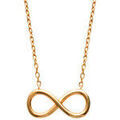 Collier Brillaxis Collier plaqu&eacute; or infini Jaune Grenoble