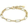 Bracelets Lotus Bracelet femme maille for&ccedil;at acier dor&eacute; Jaune