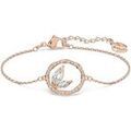 Bracelets Swarovski Bracelet Dellium plaqu&eacute; dor&eacute; rose motif bambou Rose Grenoble