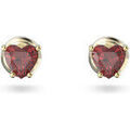 Boucles oreilles Swarovski Boucles d'oreilles clous Stilla coeur rouge Grenoble