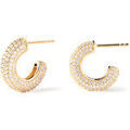 Boucles oreilles Pdpaola Boucles d'oreilles cr&eacute;oles King dor&eacute;es Jaune Grenoble