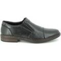 Baskets homme sur Grenoble : Baskets basses Rieker Black Casual Leather Flats