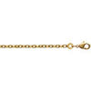 Collier Brillaxis Cha&icirc;ne maille for&ccedil;at plaqu&eacute; or 750/1000 55cm Jaune
