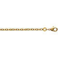 Collier Brillaxis Cha&icirc;ne maille for&ccedil;at plaqu&eacute; or 750/1000 55cm Jaune Grenoble