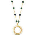 Collier Brillaxis Collier soleil et perles rubis zoisite Grenoble