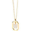 Colliers sur Grenoble : Collier Pdpaola Collier Lettre W Mini dor&eacute; Jaune