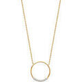 Collier Brillaxis Collier plaqu&eacute; or cercle pav&eacute; Jaune Grenoble