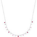 Collier Brillaxis Collier argent pampilles roses Grenoble
