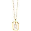 Collier Pdpaola Collier Lettre Q Mini dor&eacute; Jaune