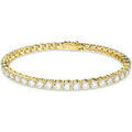 Bracelets Swarovski Bracelet Matrix Tennis dor&eacute; L Jaune