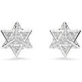 Boucles oreilles Swarovski Clous d'oreilles Dextera &eacute;toile Blanc Grenoble