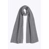 Echarpe Tommy Hilfiger Echarpe c&ocirc;tel&eacute;e grise en coton Gris