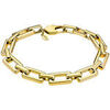 Bracelets Lotus Bracelet Style Acier Dor&eacute; Cha&icirc;ne Jaune