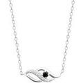 Colliers sur Grenoble : Collier Brillaxis Collier argent flamme perle noire