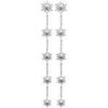 Boucles oreilles Brillaxis Boucles d'oreilles argent rhodi&eacute; soleil Blanc