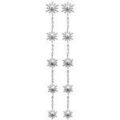 Boucles d'oreille sur Grenoble : Boucles oreilles Brillaxis Boucles d'oreilles argent rhodi&eacute; soleil Blanc