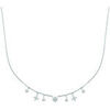 Collier Brillaxis Collier argent &eacute;toiles oxydes Blanc