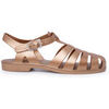 Chaussures Pisamonas Sandales Plastique Classiques Biarritz M&eacute;tallis&eacute;es Beige