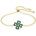 Bracelets Swarovski Bracelet Idyllia tr&egrave;fle &agrave; quatre feuilles Jaune